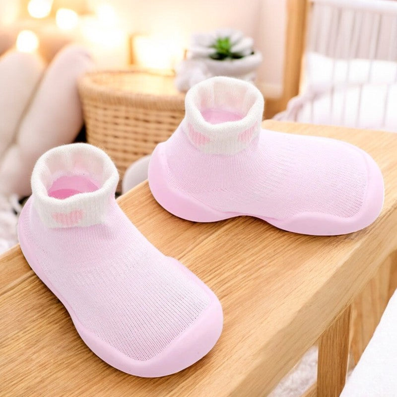 Chaussons Chaussette Pour Bébés Avec Semelle Antidérapante
