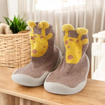Chaussons Chaussette Pour Bébés Avec Semelle Antidérapante