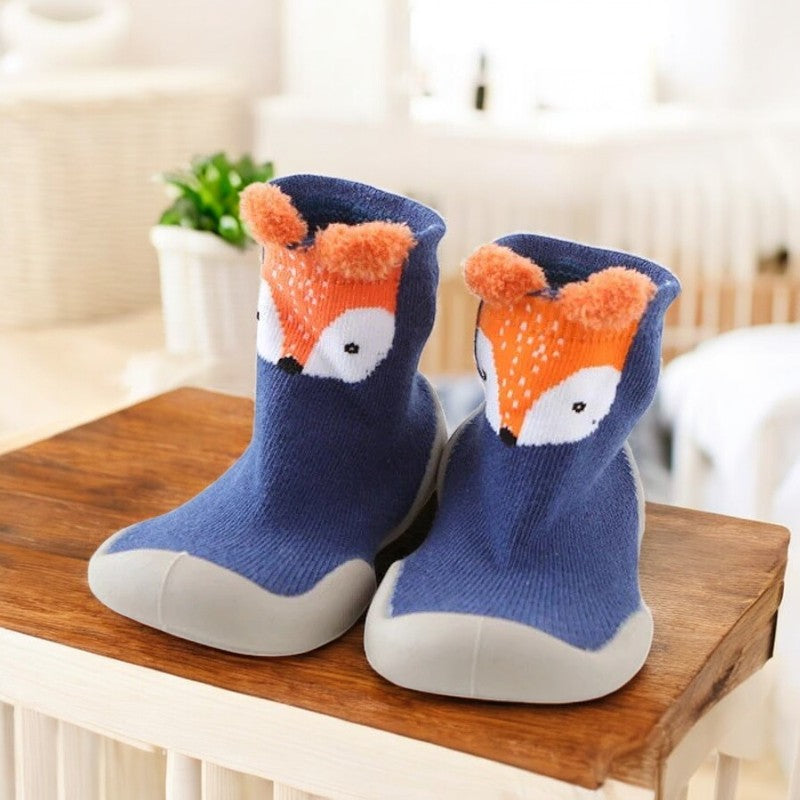 Chaussons Chaussette Pour Bébés Avec Semelle Antidérapante