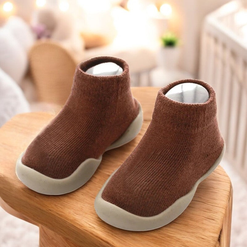 Chaussons Chaussette Pour Bébés Avec Semelle Antidérapante