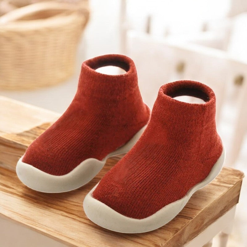 Chaussons Chaussette Pour Bébés Avec Semelle Antidérapante