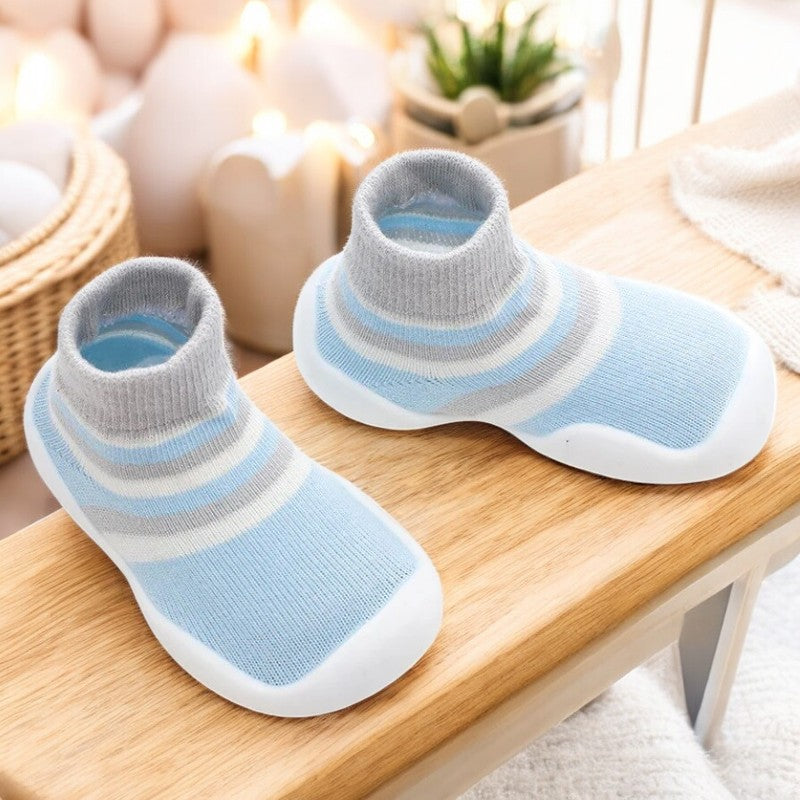 Chaussons Chaussette Pour Bébés Avec Semelle Antidérapante