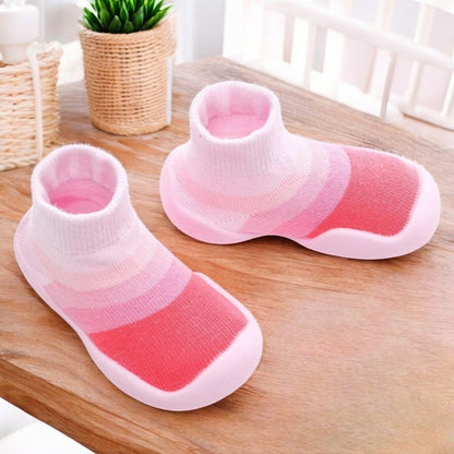 Chaussons Chaussette Pour Bébés Avec Semelle Antidérapante