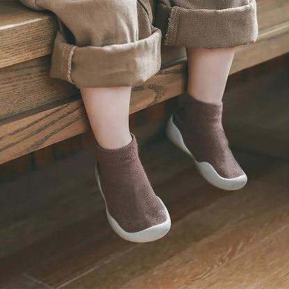 Chaussons Chaussette Pour Bébés Avec Semelle Antidérapante